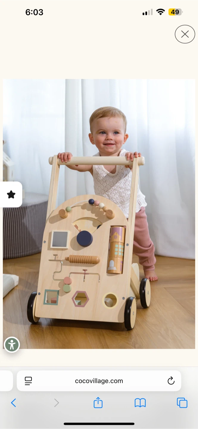 Coco Village Wooden Activity Walker Toy - photo 5