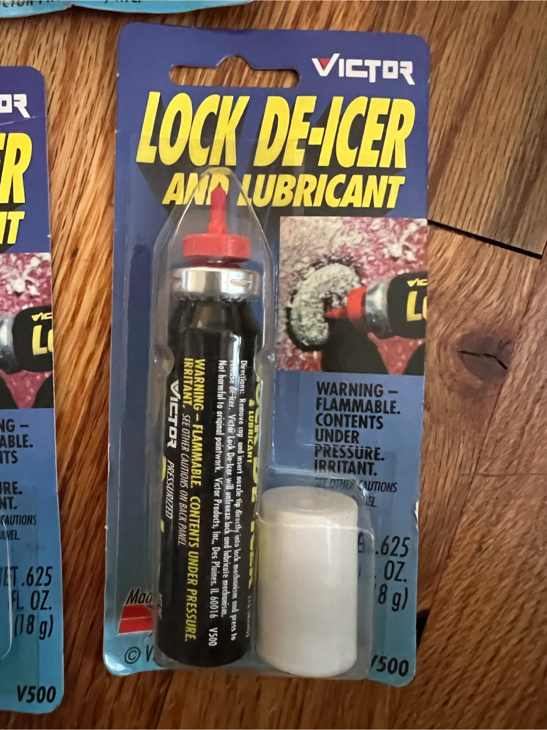 3-Pack Victor Lock De-Icer and Lubricant - photo 2