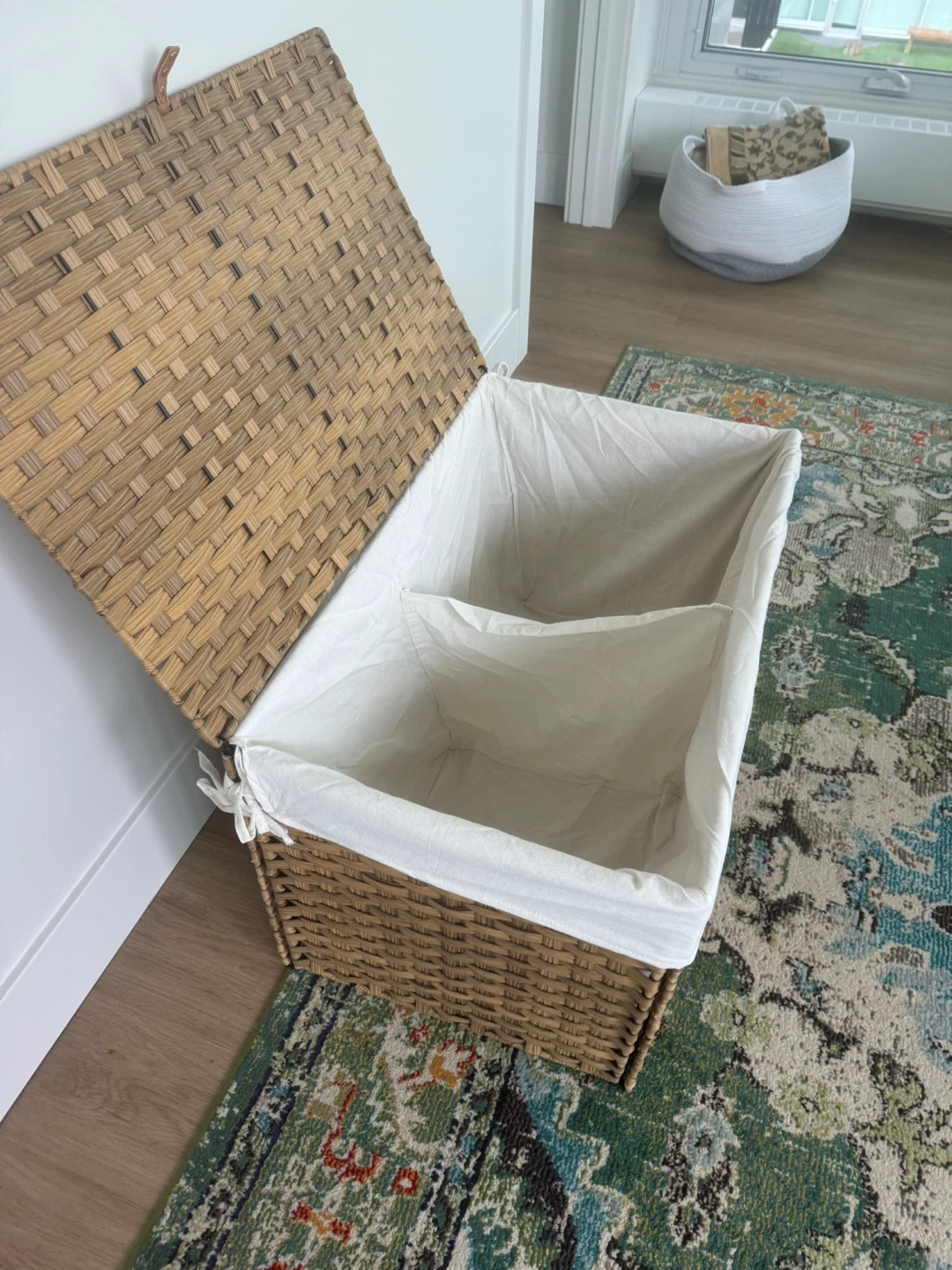Woven Storage Hamper with Lid - photo 2