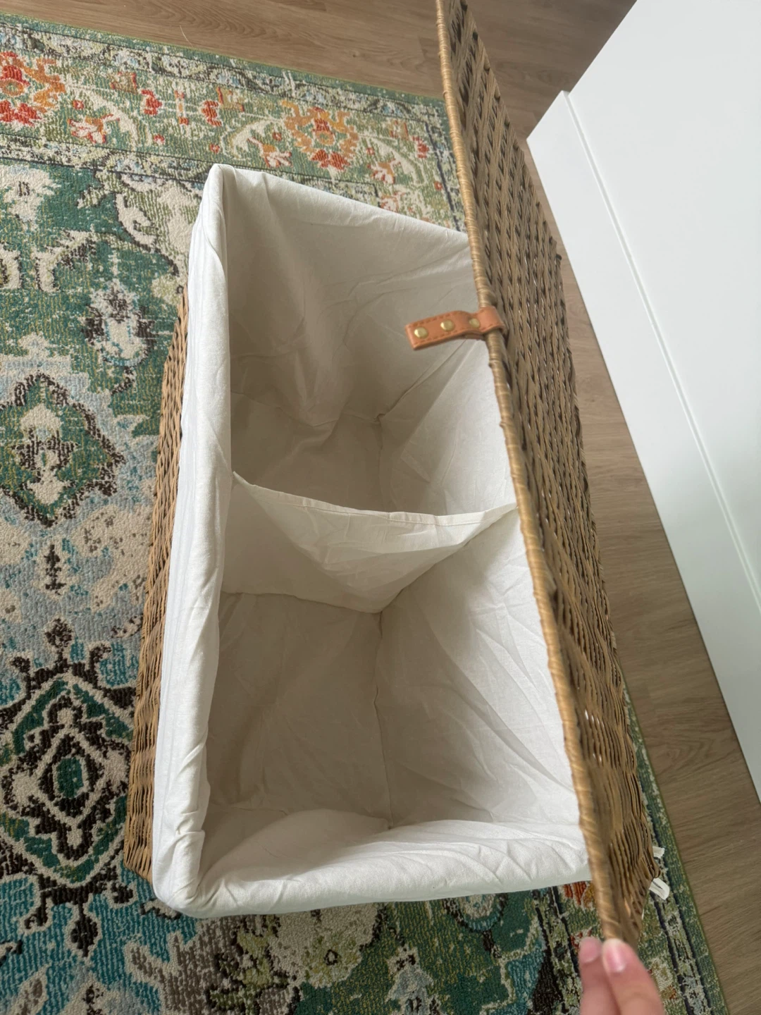 Woven Storage Hamper with Lid - photo 3