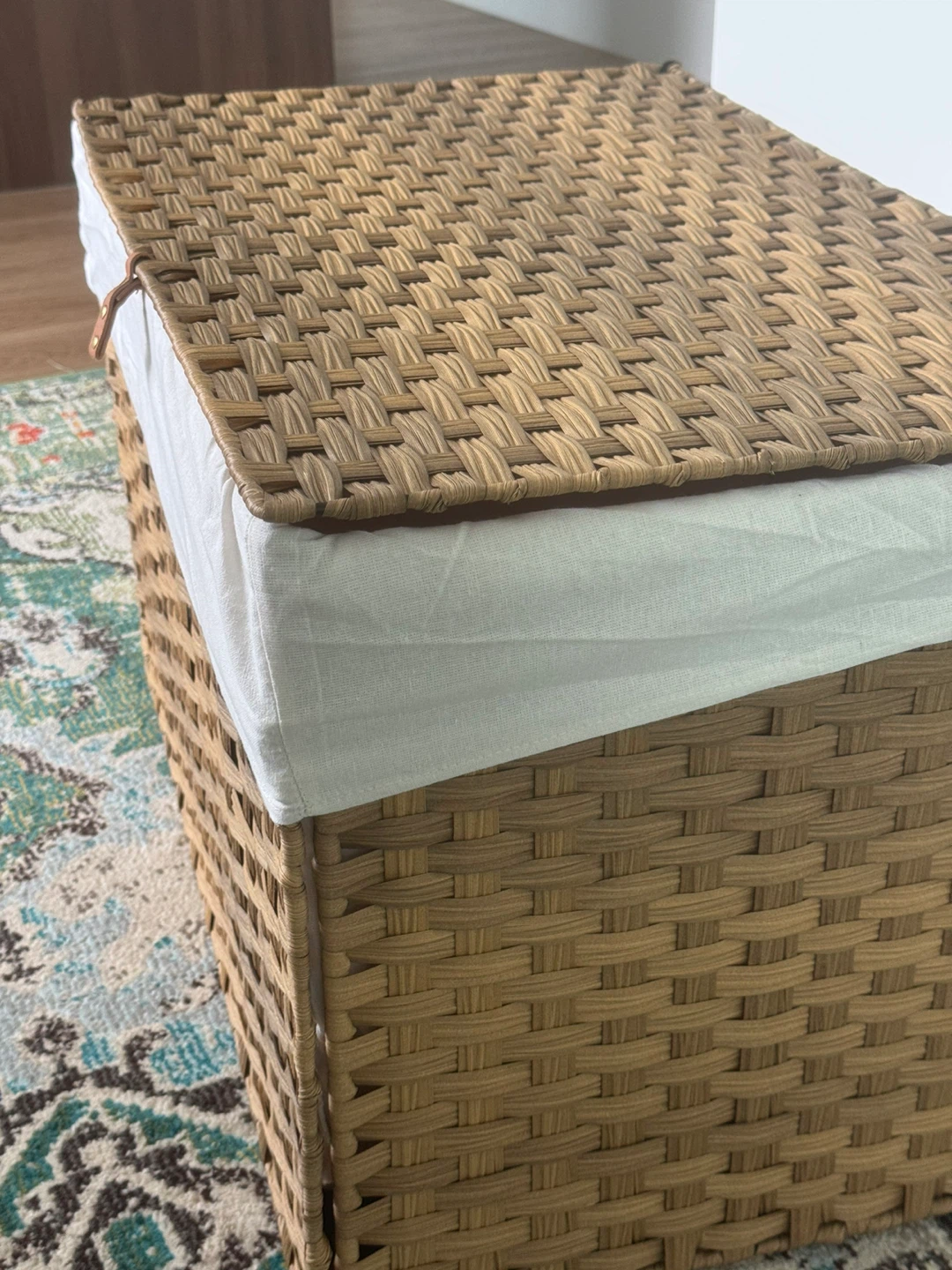 Woven Storage Hamper with Lid - photo 4