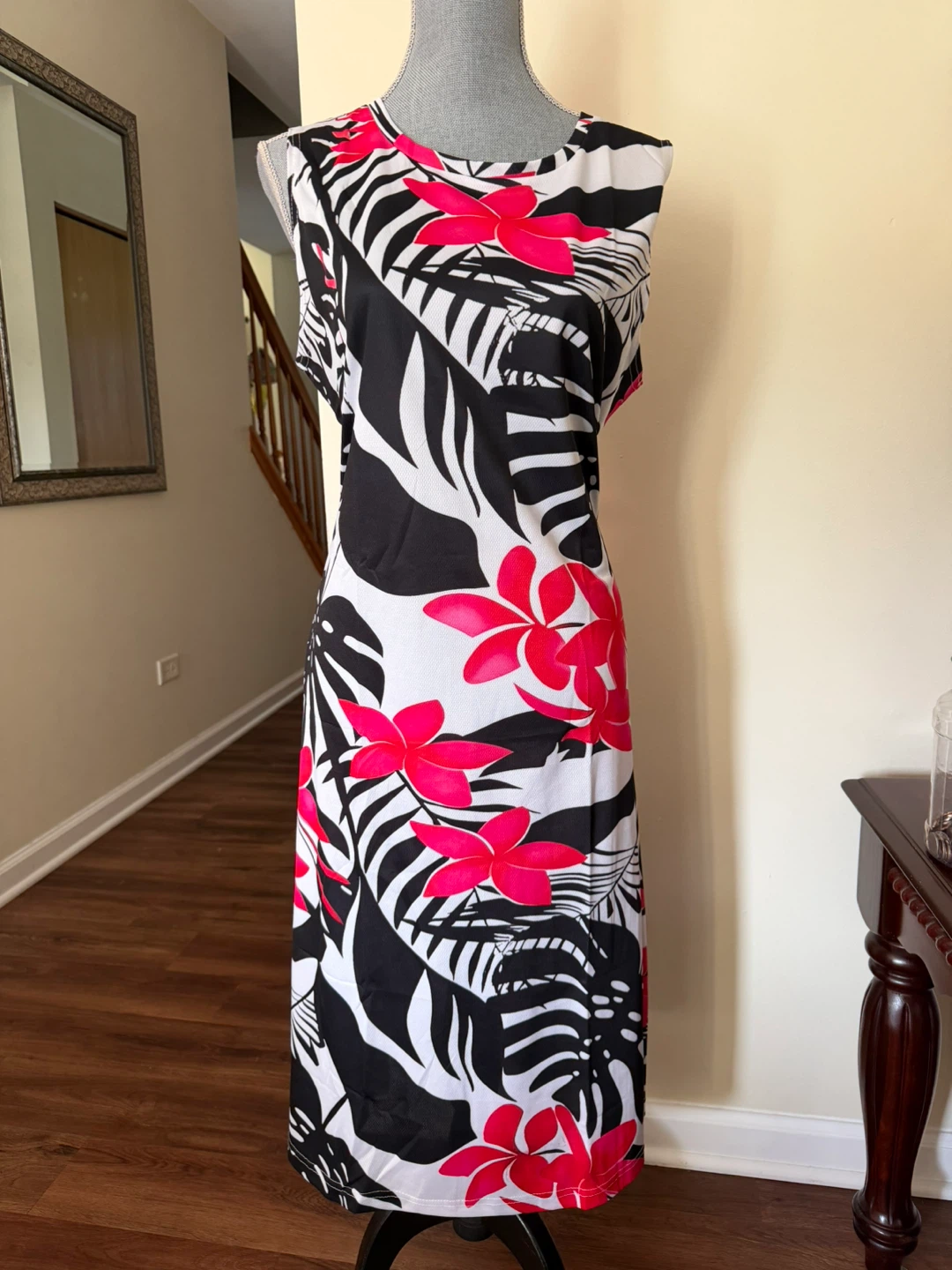 Floral Sleeveless Dress Size 2XL