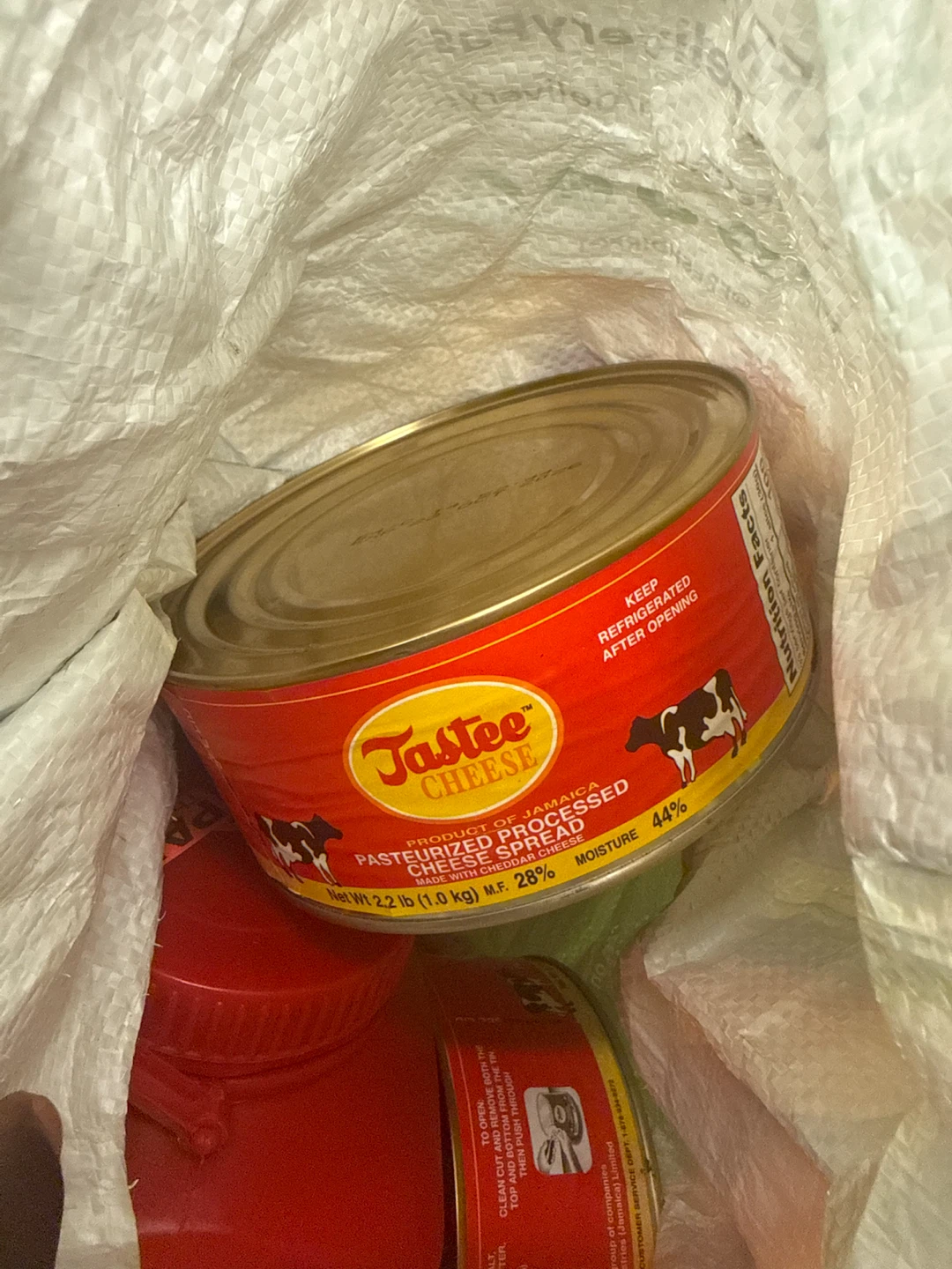 Tastee Cheese Pasteurized Processed Cheese Spread 2.2 lb