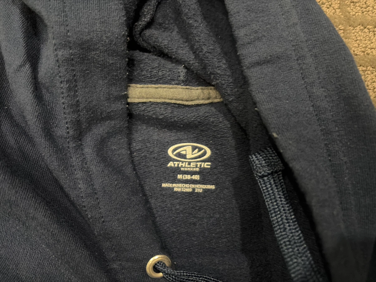 Athletic Works Hoodie - Navy Blue - Medium - photo 2
