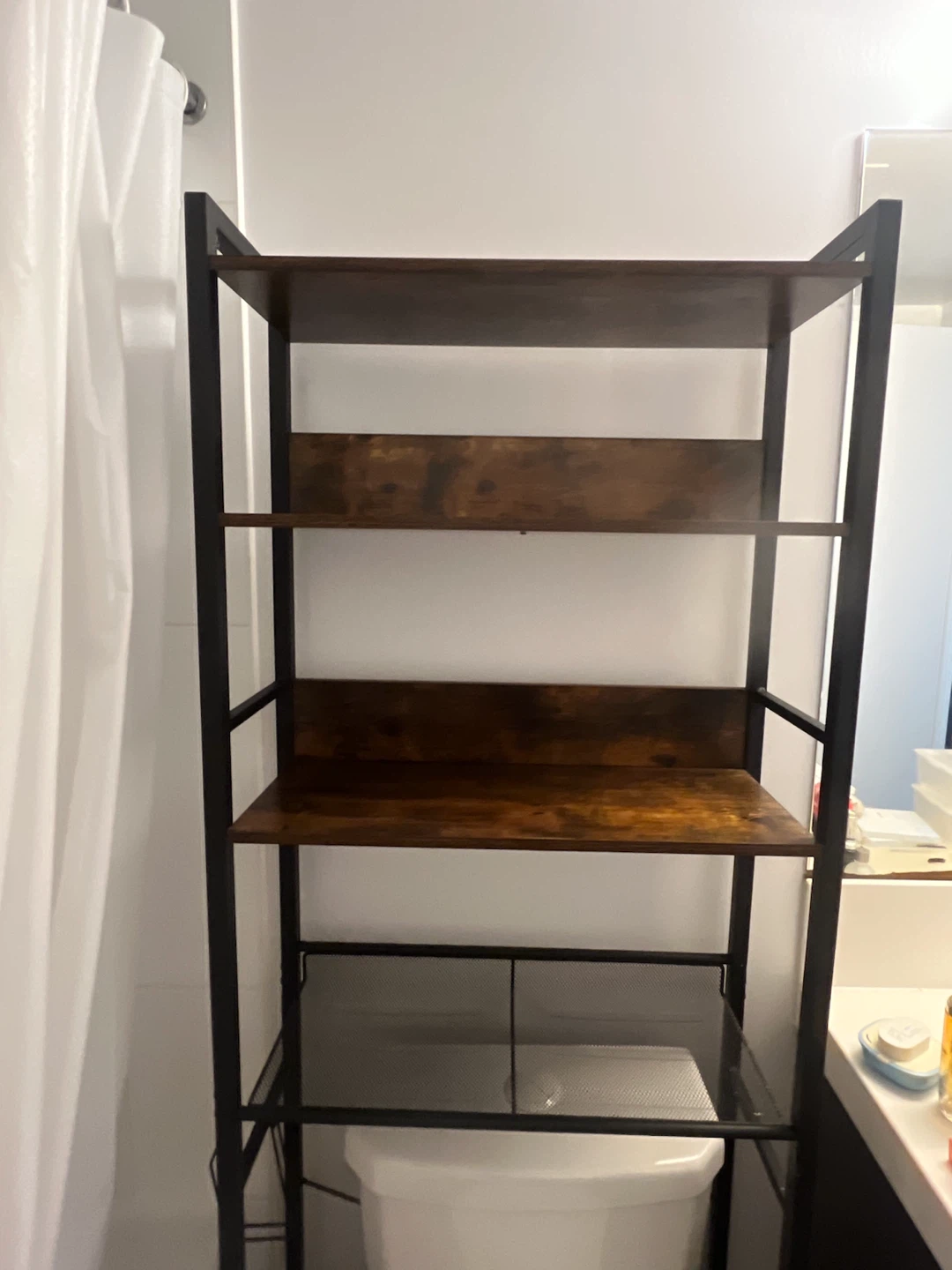 Bathroom Shelf Unit Over Toilet