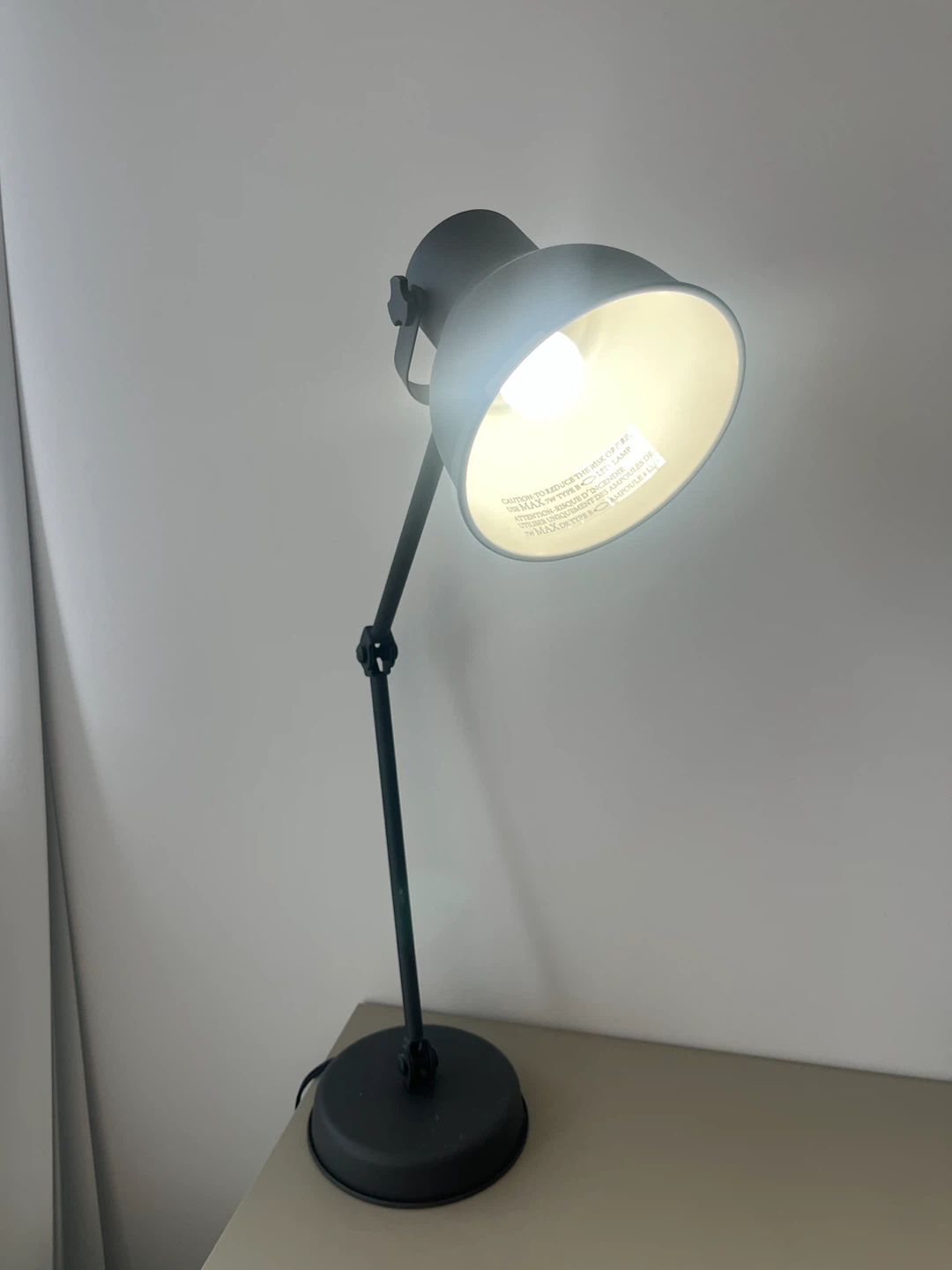 IKEA Adjustable Desk Lamp - Grey