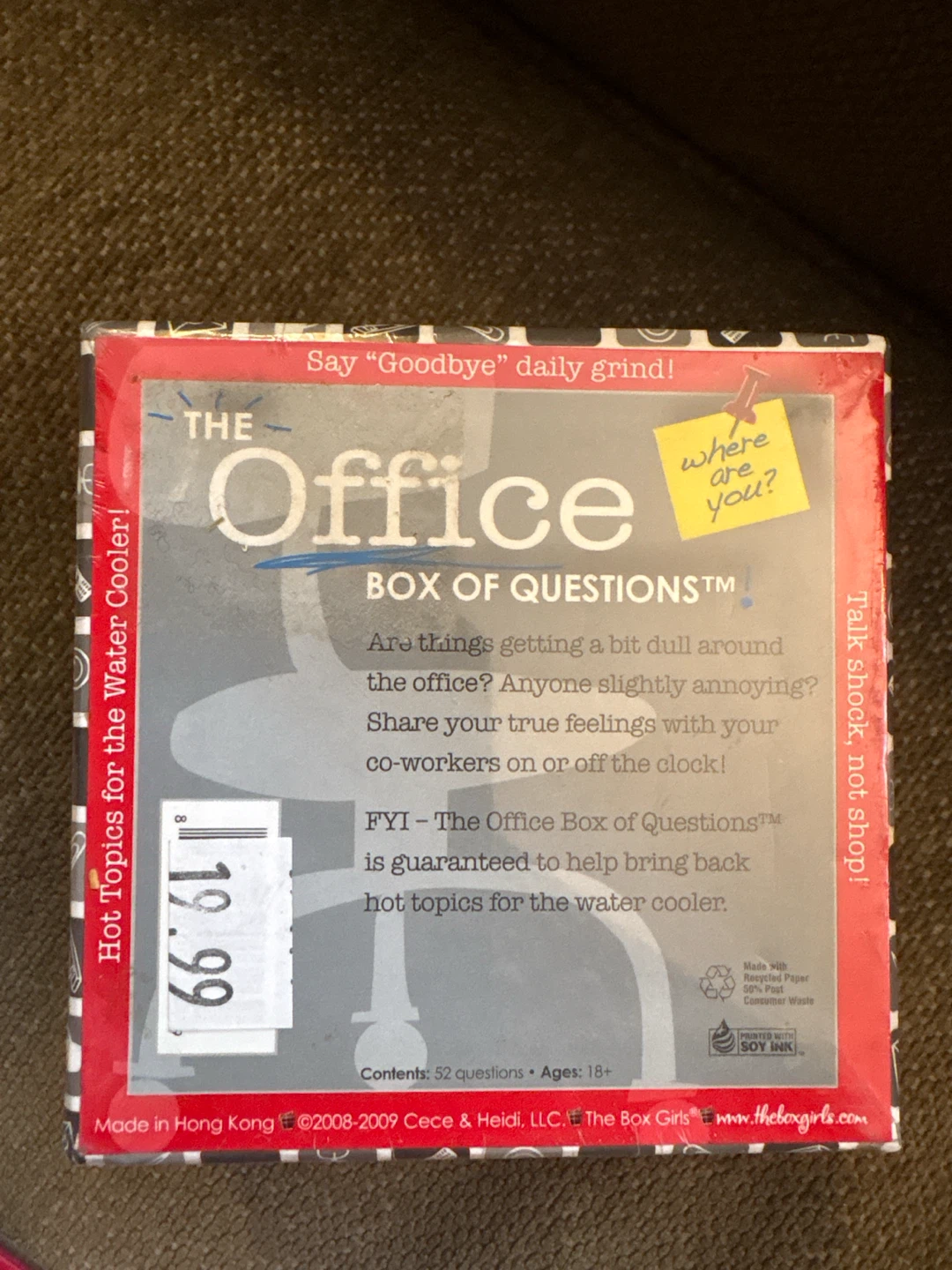 The Office Box of Questions Card Game - photo 2