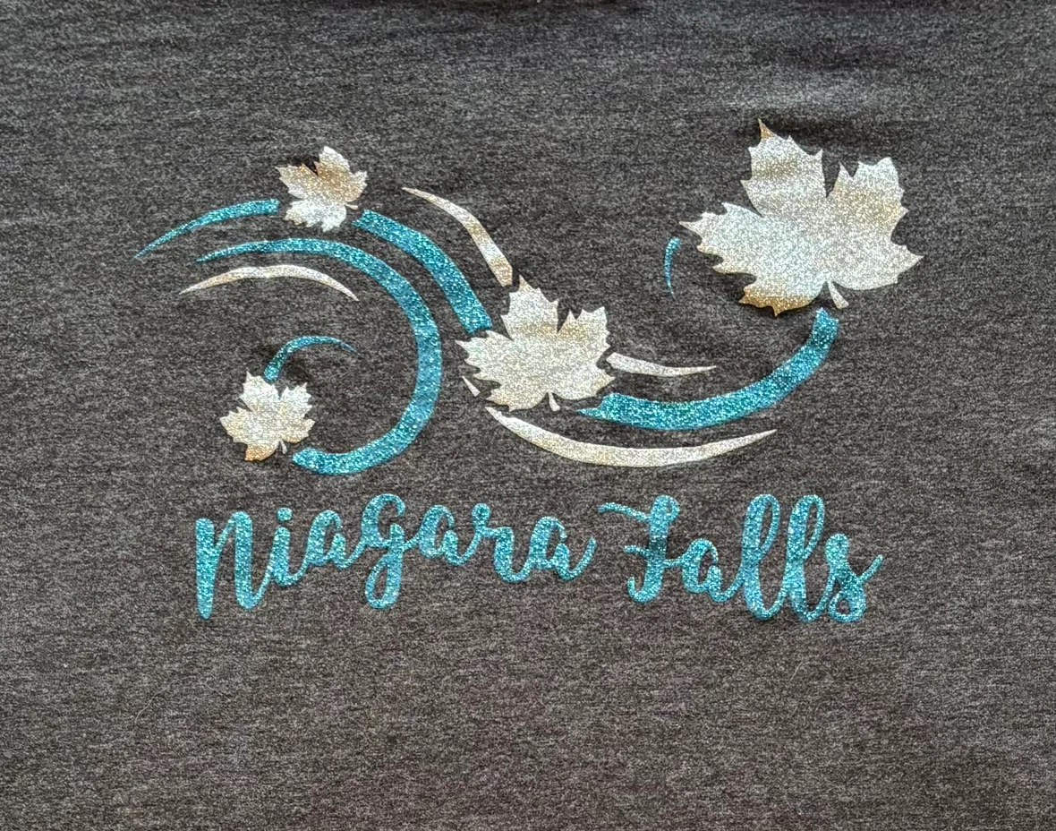 ✨✨Dark Grey Niagara Falls Souvenir T-Shirt - photo 2