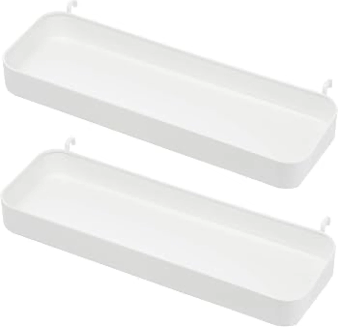 Set of 2 White IKEA organizers - photo 2