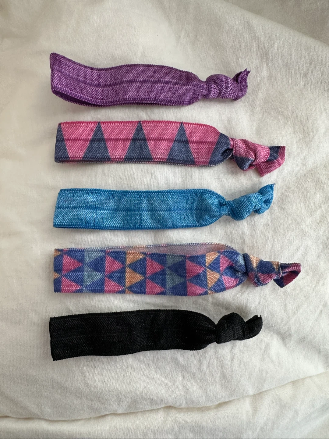 Set of 5 Assorted Elastic Hair Ties - photo 2