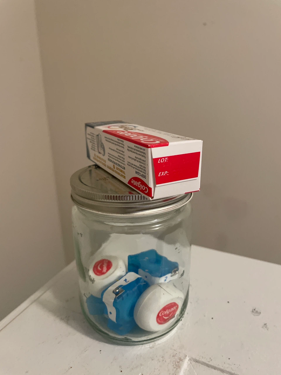 Dental care toothpaste and Floss Set