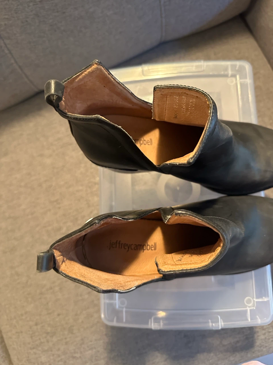 Jeffrey Campbell Black Leather Boots - photo 3