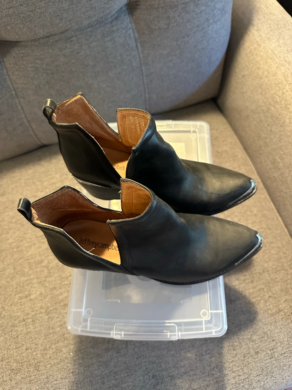 Jeffrey Campbell Black Leather Boots - photo 4