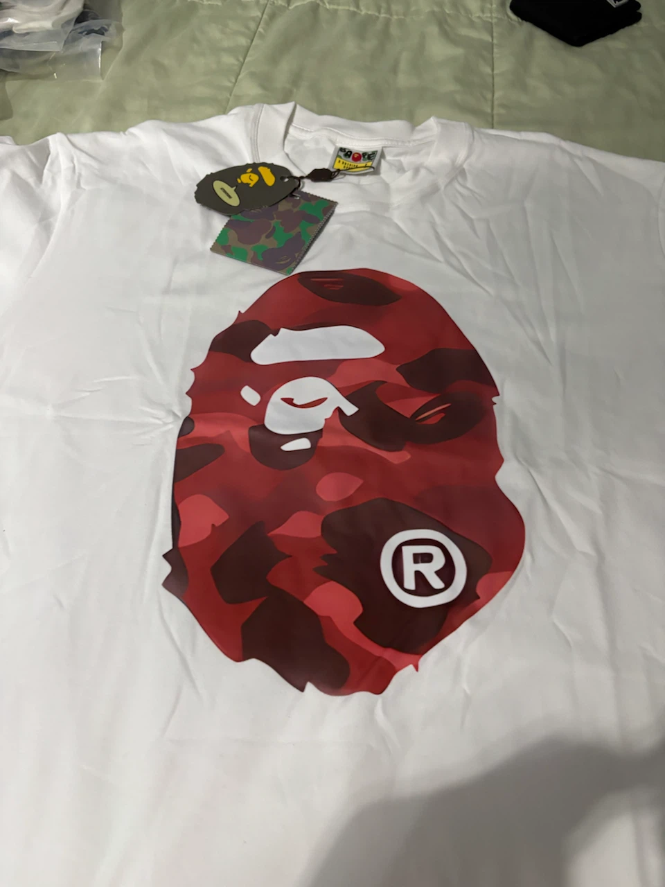 A Bathing Ape Red Camo T-Shirt - photo 2