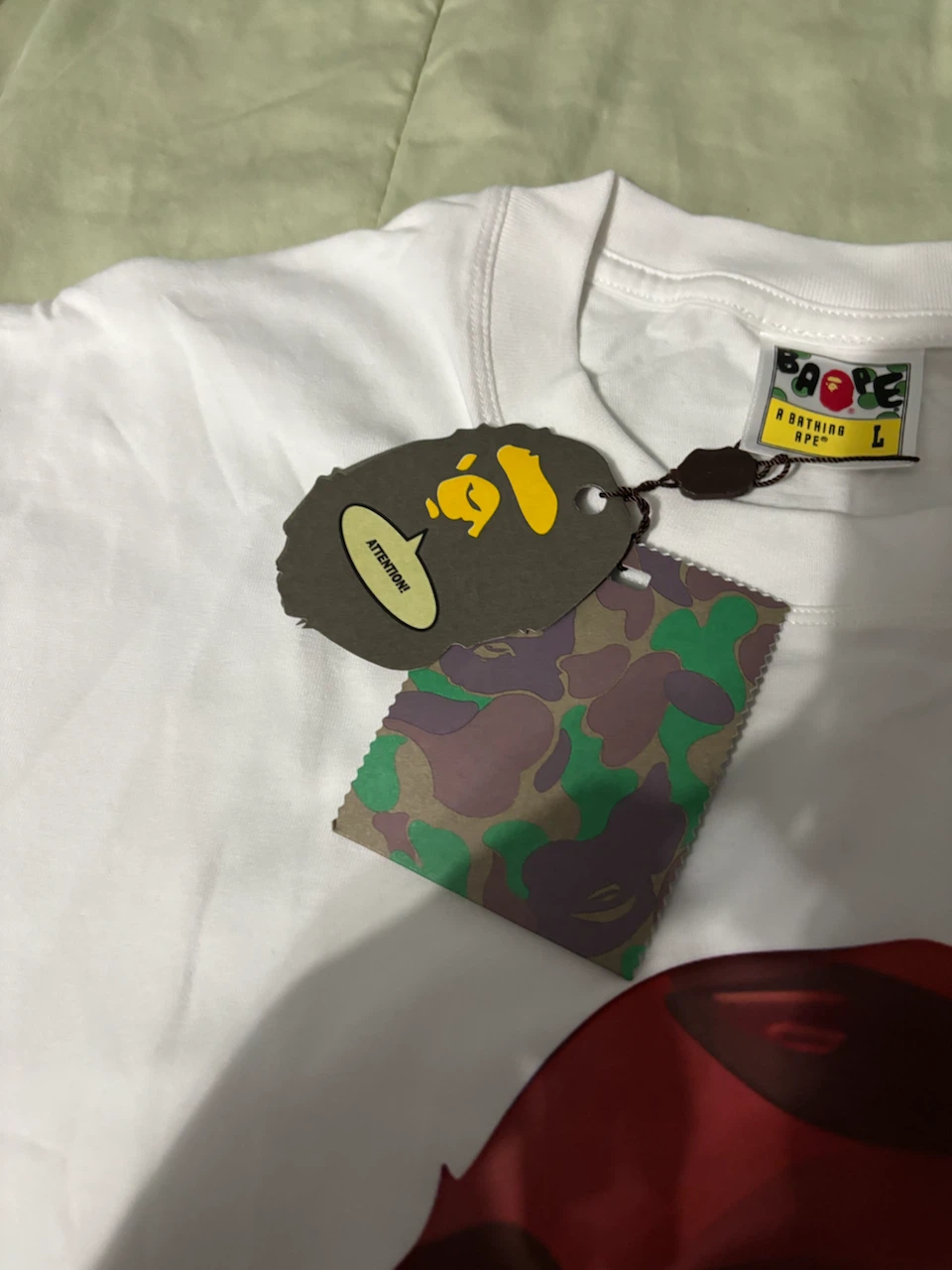 A Bathing Ape Red Camo T-Shirt - photo 3