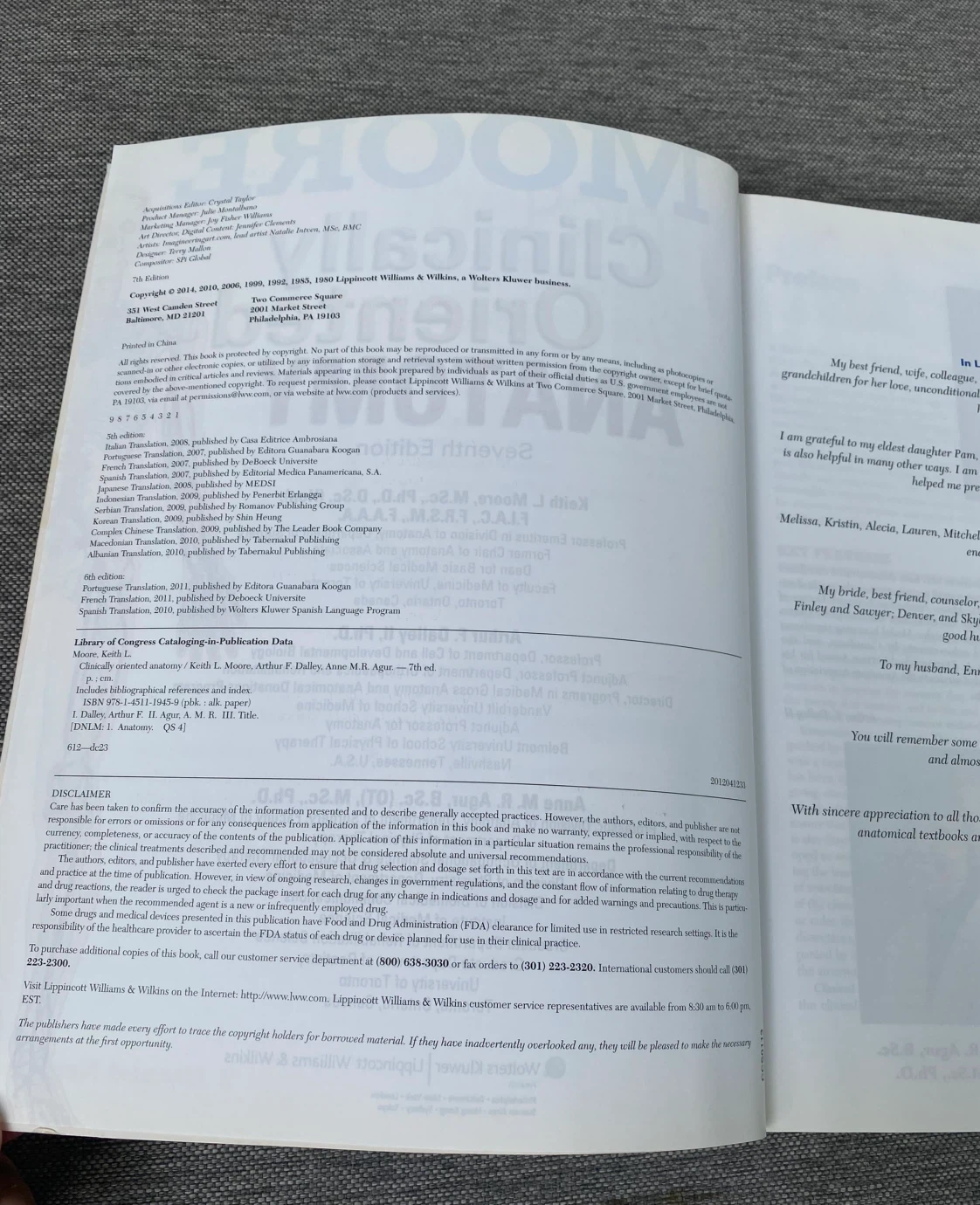Moore Clinically Oriented Anatomy - 7th Edition - photo 4