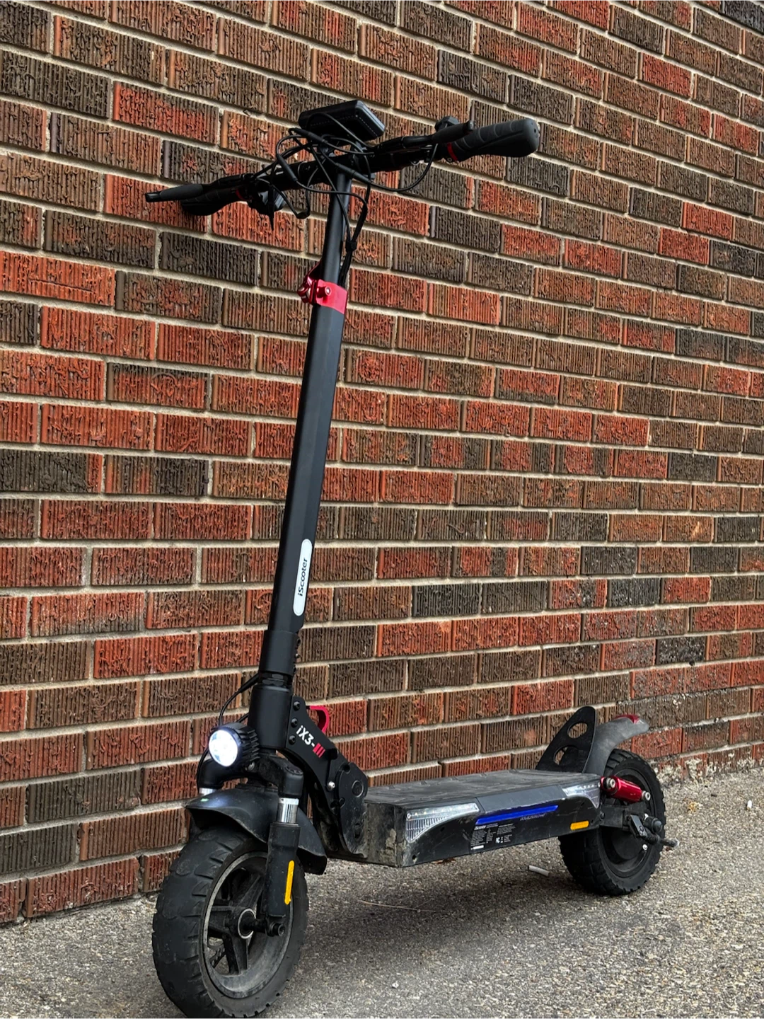 Iscooter IX3 800w collapsible electric scooter