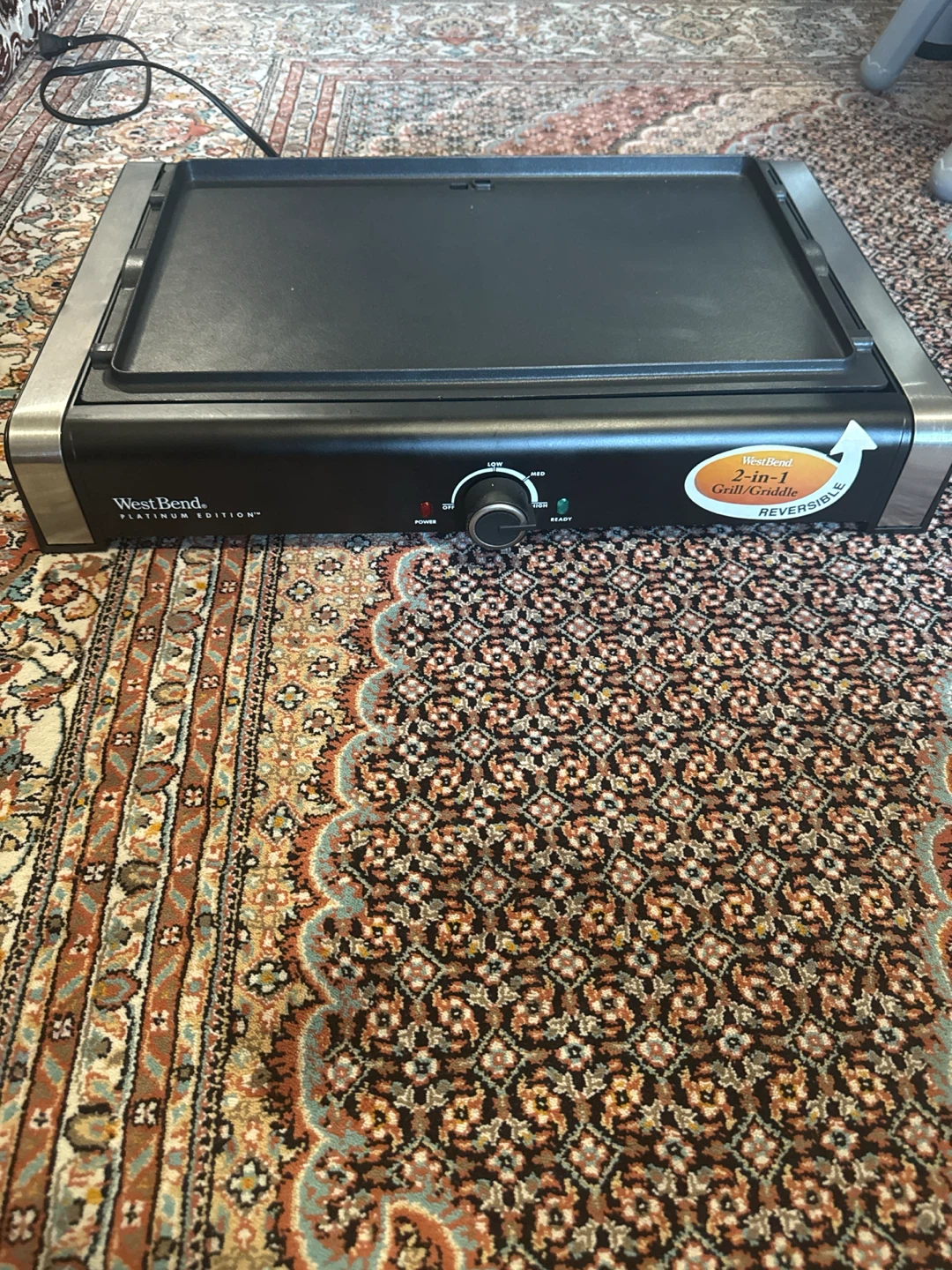 West Bend 2-in-1 Platinum Edition Grill/Griddle