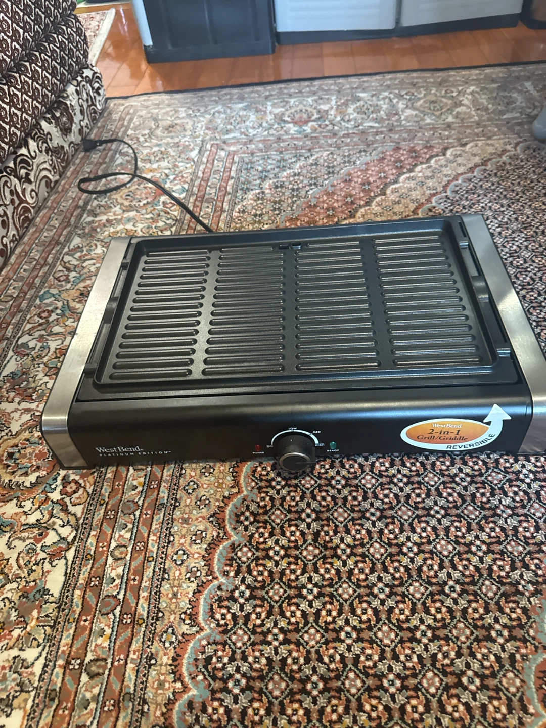 West Bend 2-in-1 Platinum Edition Grill/Griddle - photo 2