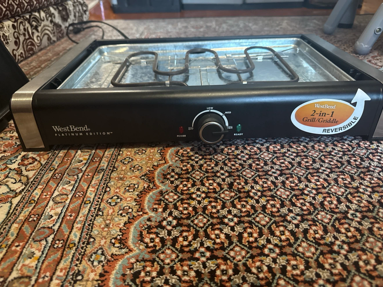 West Bend 2-in-1 Platinum Edition Grill/Griddle - photo 4