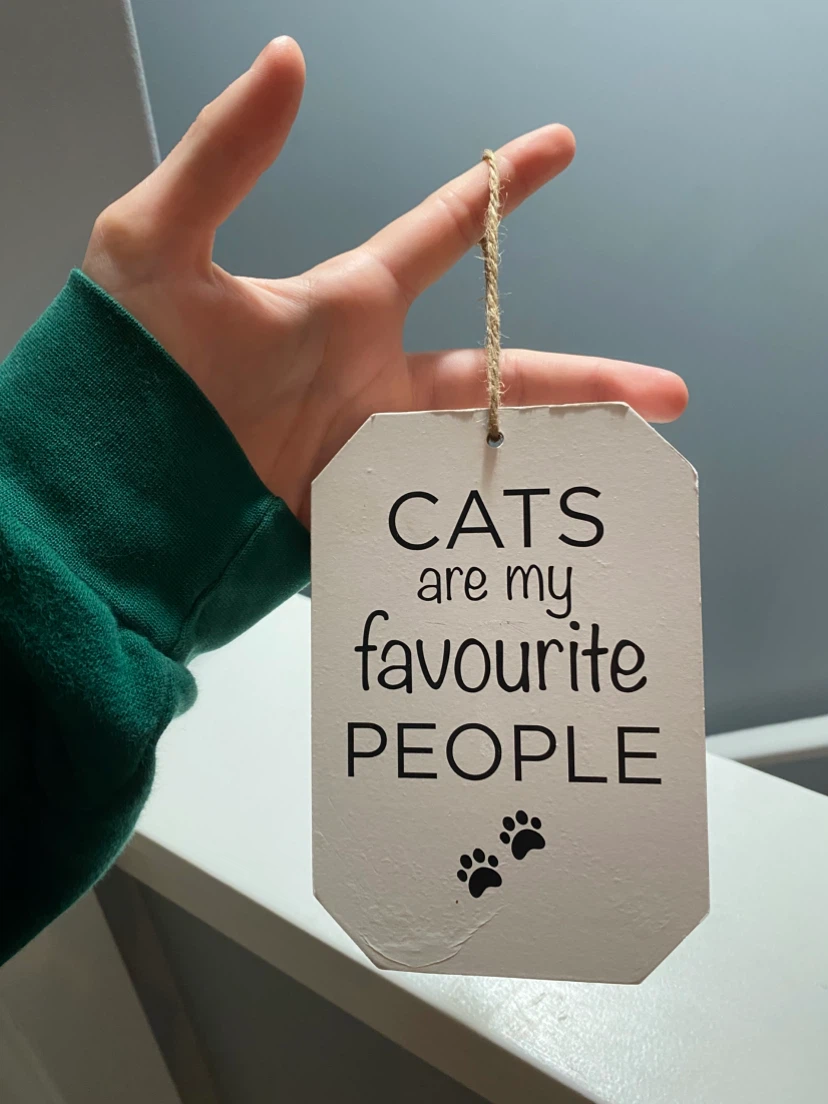 Cat food bowl, mat and sign - photo 4