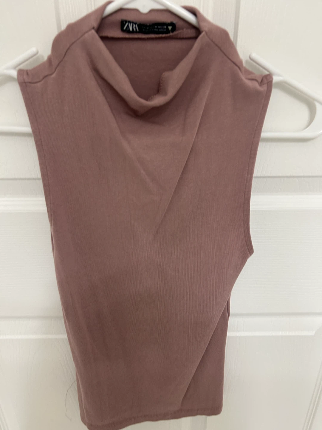 Zara Mock Neck Sleeveless Top - Size M