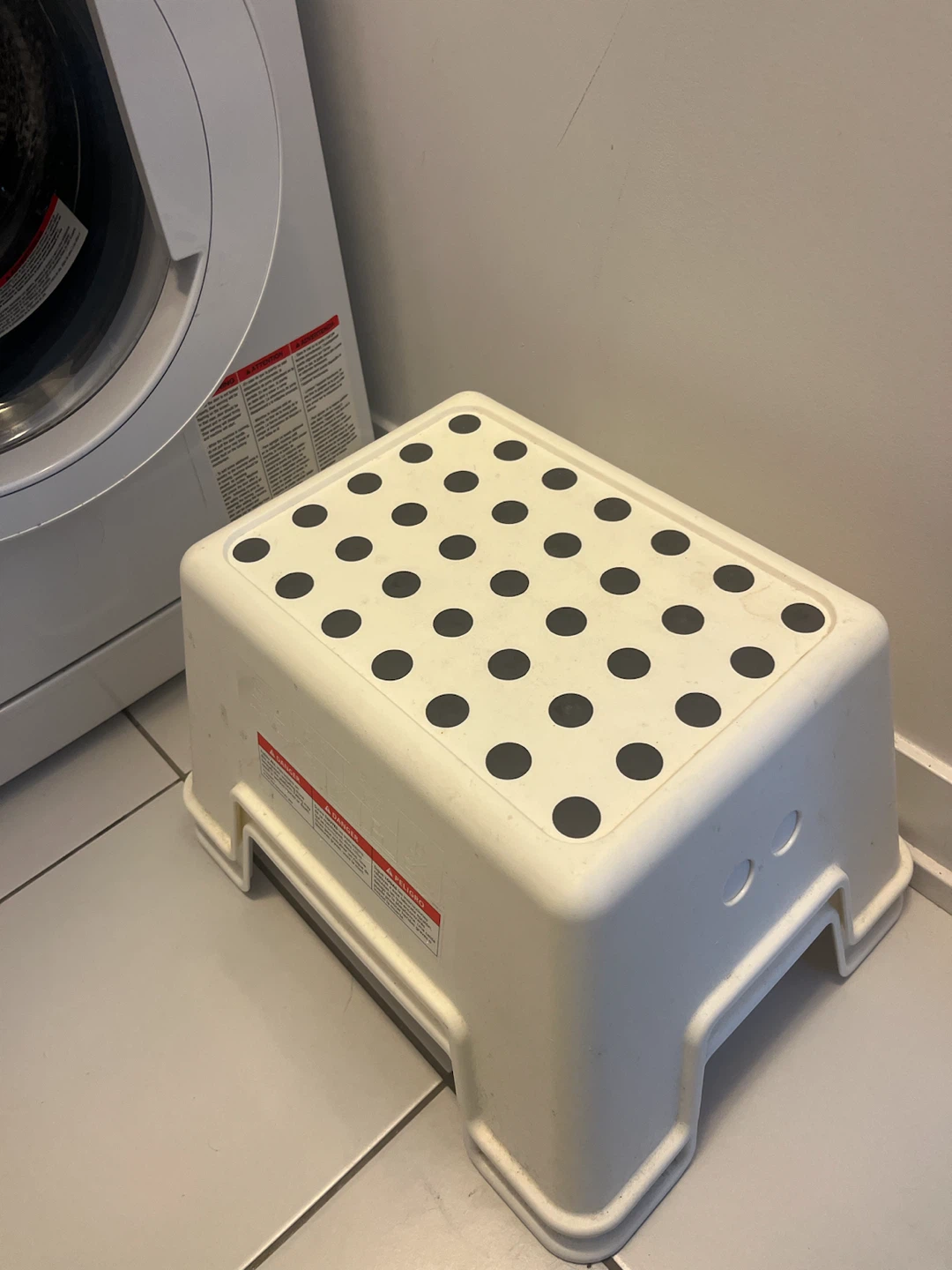 IKEA White Plastic Step Stool
