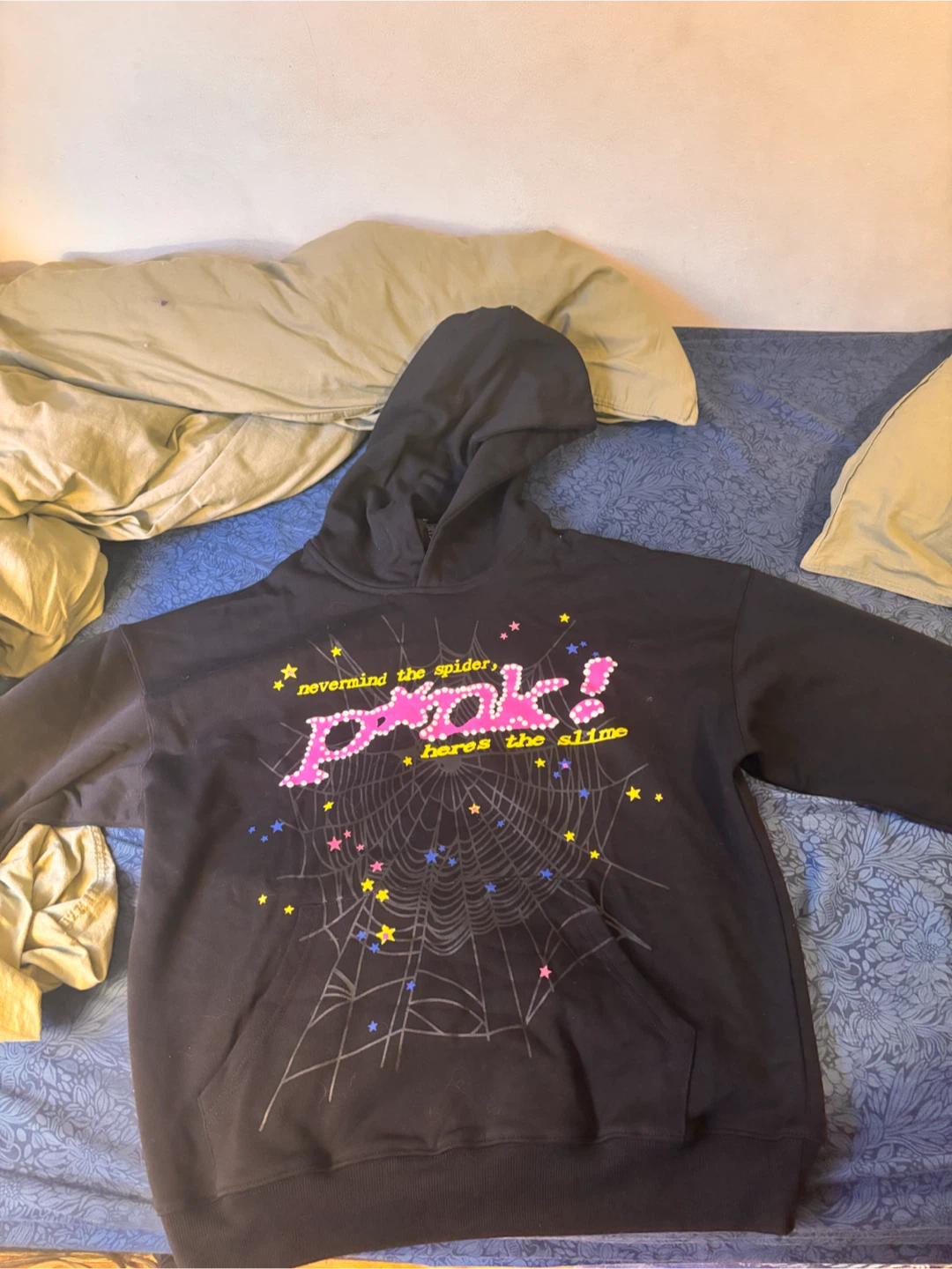 Pink! Spider Web Hoodie and Sweatpants Set
