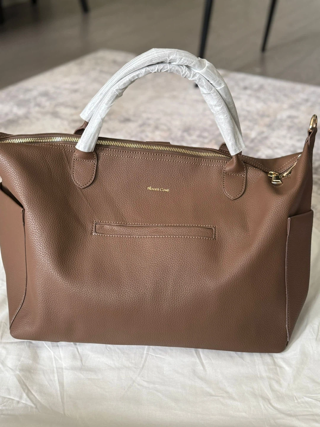 Leather Bag/ Diaper Bag