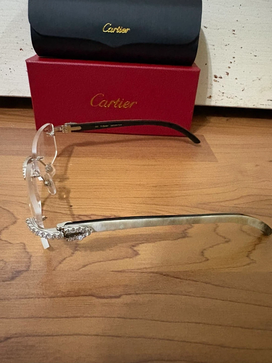 Cartier Rimless Eyeglasses with Diamond Accents - photo 2