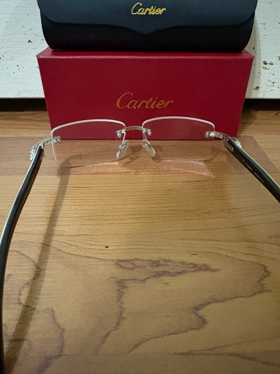 Cartier Rimless Eyeglasses with Diamond Accents - photo 4
