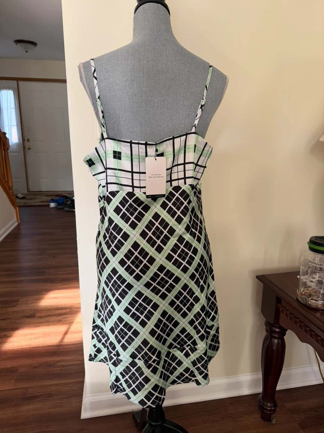 Anewsta Plaid Sleeveless Dress Size 12 - photo 2