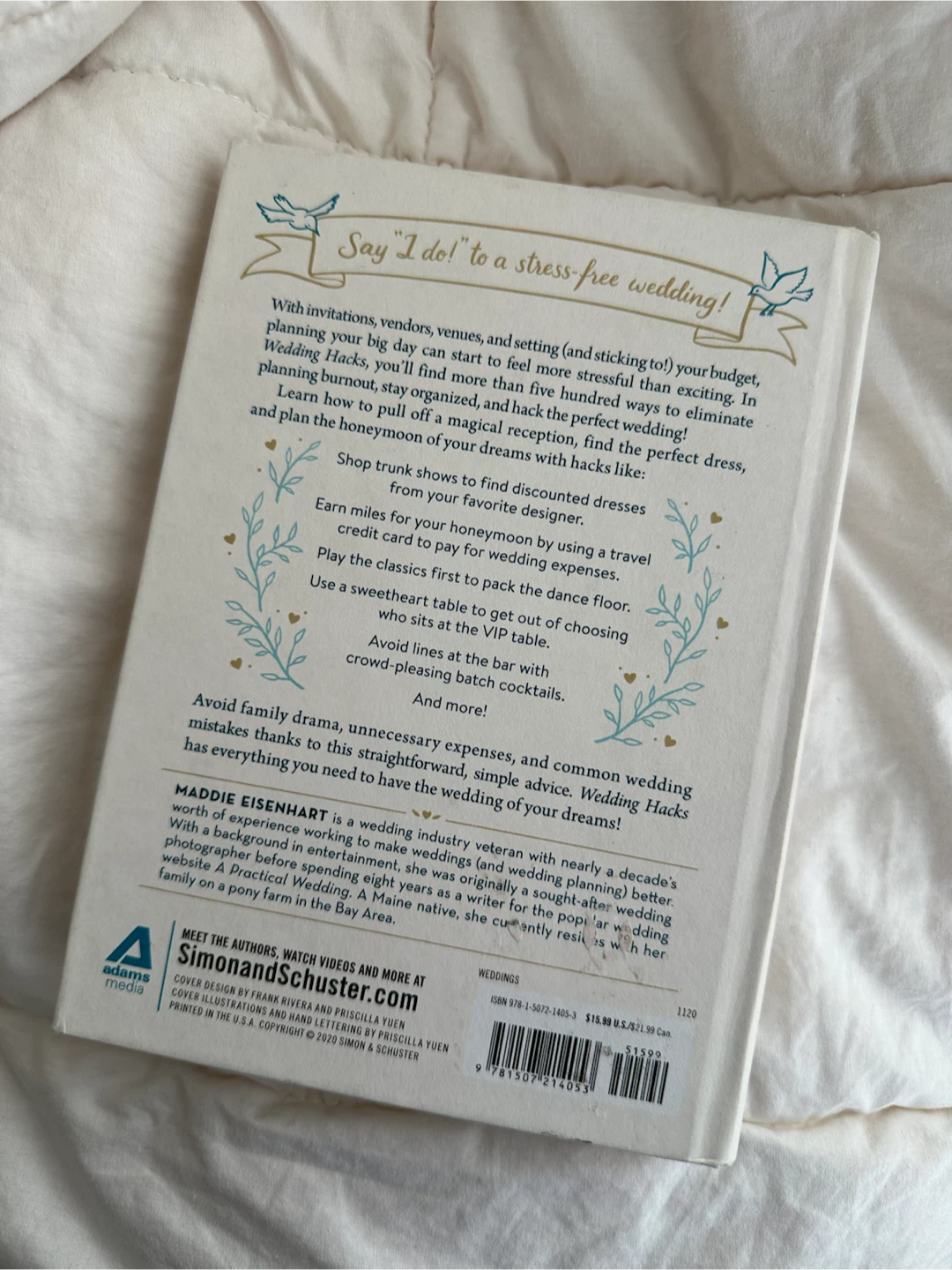 Wedding Hacks book by Maddie Eisenhart - photo 2
