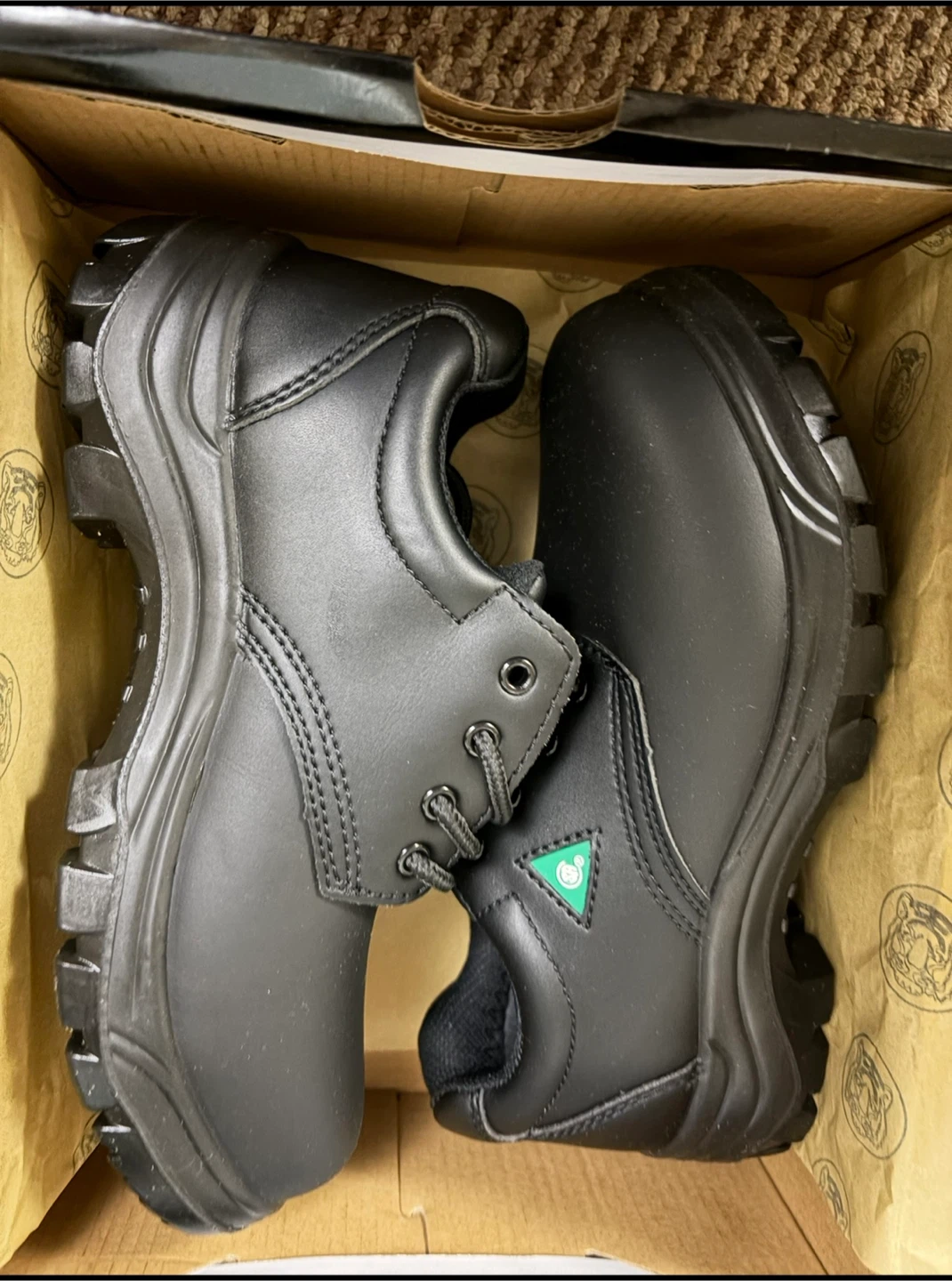 Tiger Safety Steel Toe Shoes ~ Size 6 - photo 4