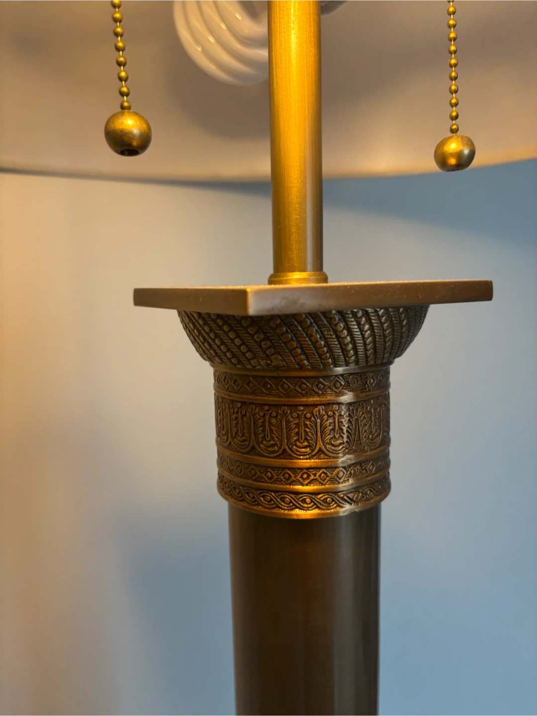 Restoration Hardware vintage brass floor lamps. - photo 3