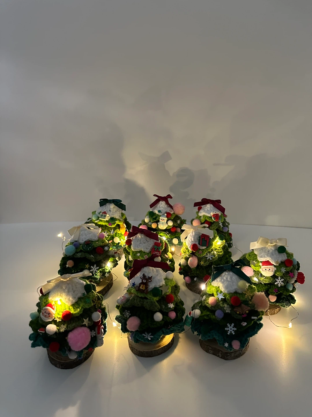 Handmade Crochet Christmas Trees - photo 2