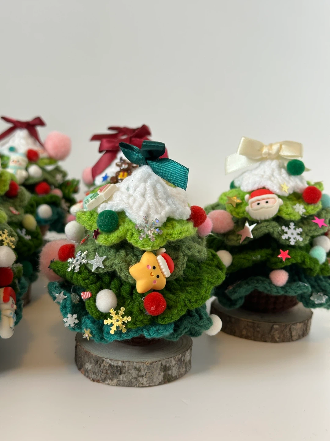 Handmade Crochet Christmas Trees - photo 3