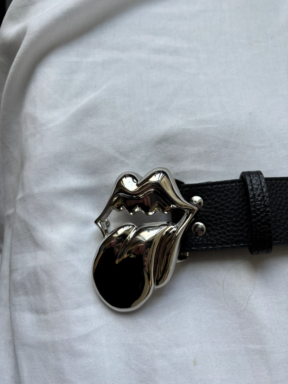 Chrome Hearts Rolling Stones Tounge Belt - photo 2