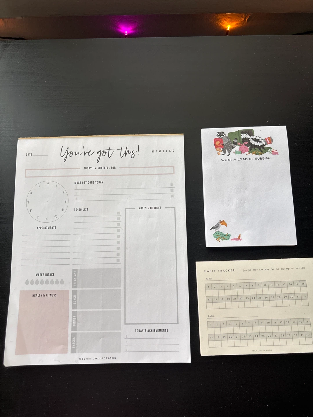Bliss Collections Daily Planner and Habit Tracker Set