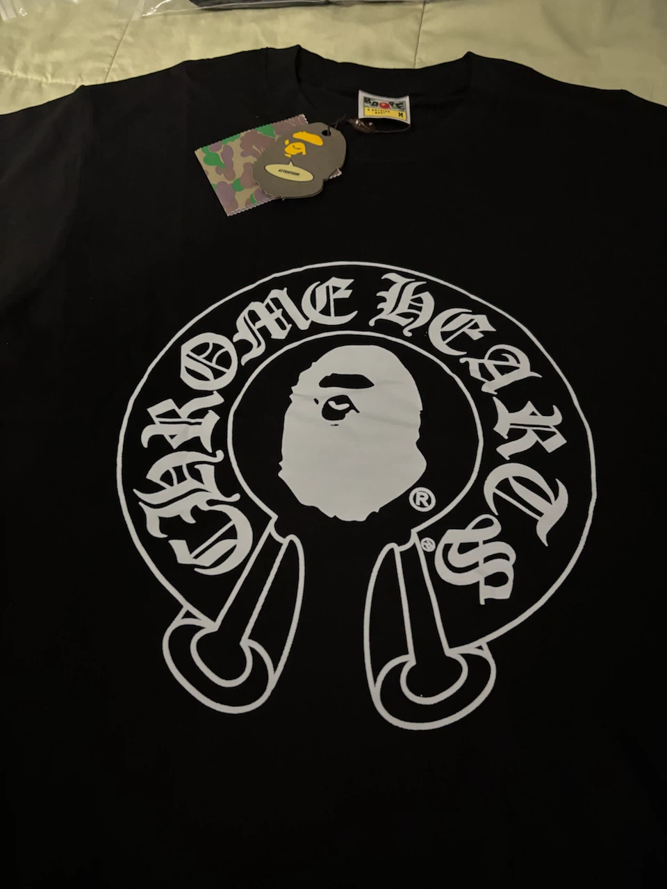Bape / Chrome Hearts Tee Shirt SZ L - photo 4