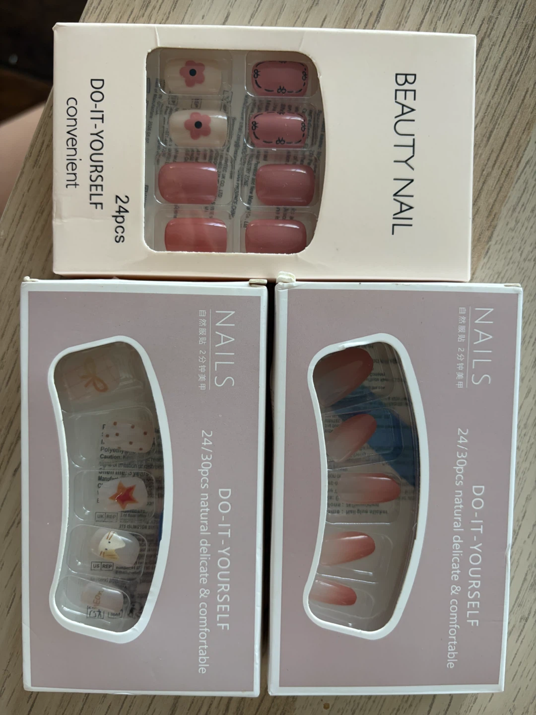 3 New Press-On Nails