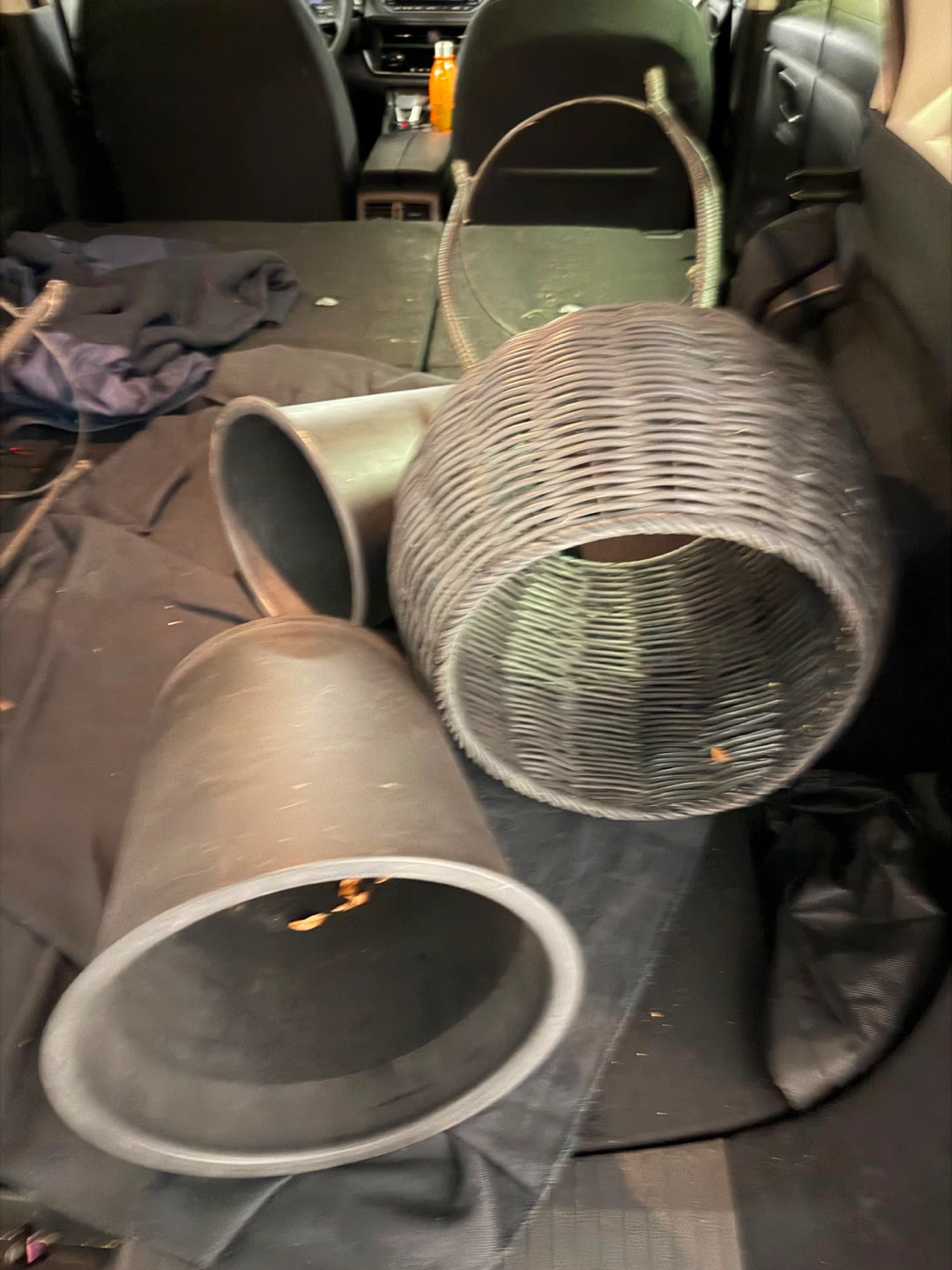 Woven Plant Pot Basket with Stand - photo 2