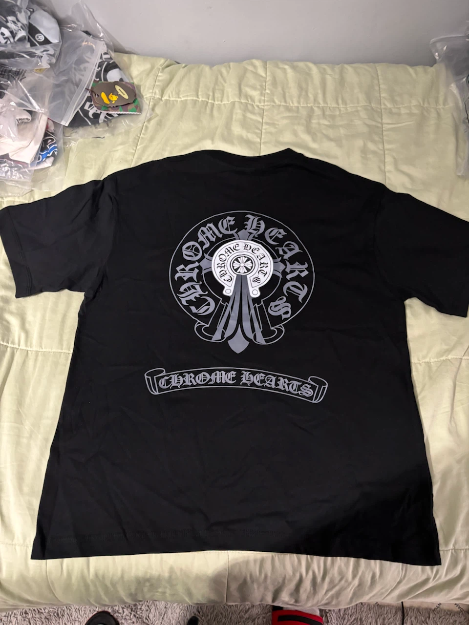 Chrome Hearts Black T-Shirt SZ L