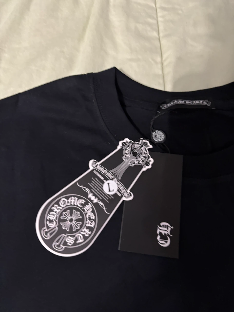 Chrome Hearts Black T-Shirt SZ L - photo 3