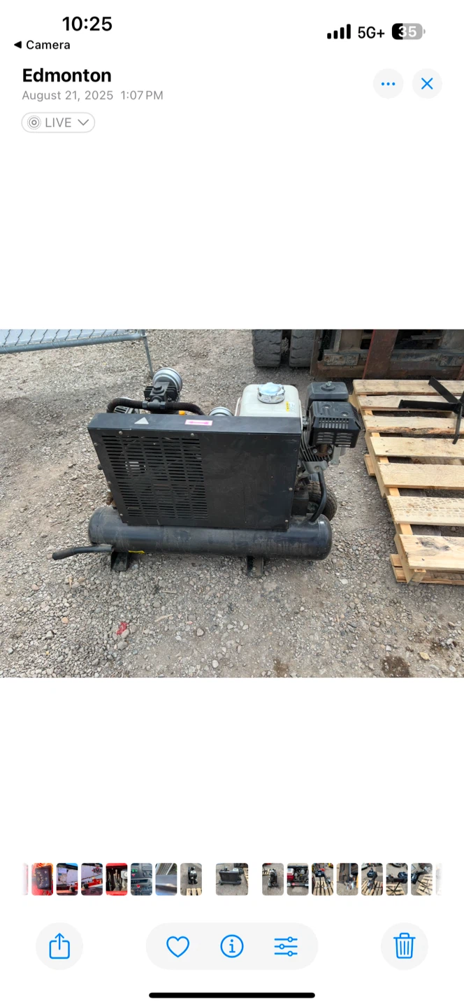 Heavy Duty Gasoline Air Compressor with Honda Engine - photo 3
