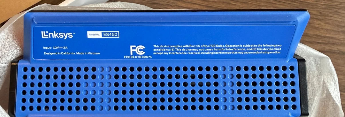 Linksys E8450 WiFi 6 Wireless Router AX3200 - photo 5
