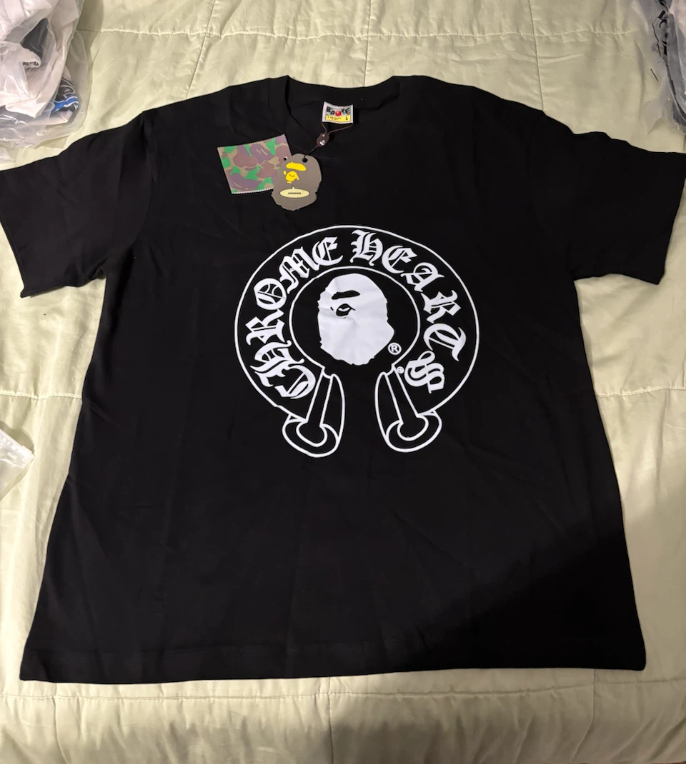 Bape / Chrome Hearts Tee SZ M