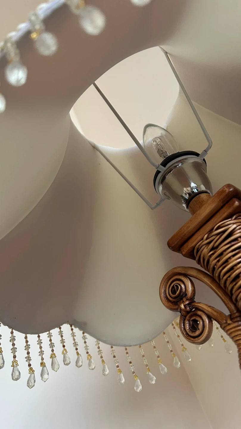 Decorative Table Lamp with Beaded Tassels - photo 2