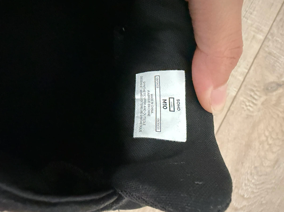 Vessi Soho Black Sneakers - Size 10 - photo 4