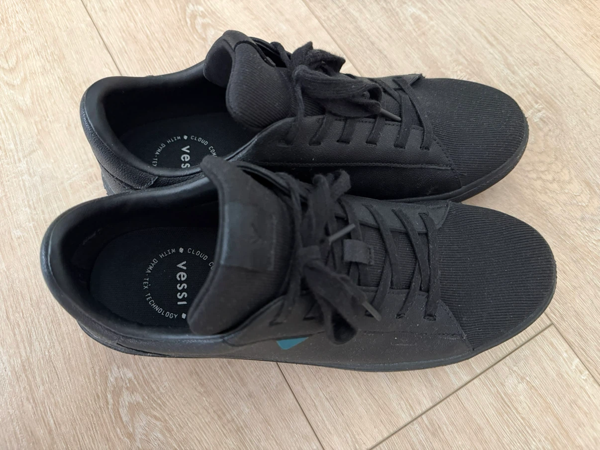 Vessi Soho Black Sneakers - Size 10 - photo 5